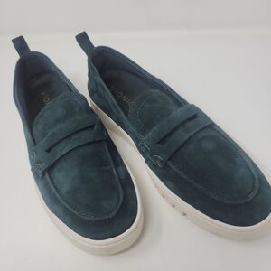 Vionic Men's Blue Suede Loafers
